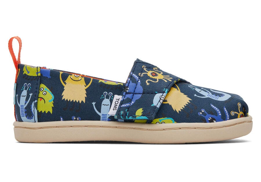 Tiny's Blue Glow In The Dark Emotion Monsters Alpargatas | TOMS 10020131